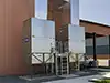 Large Industrial Paint Booth Air Makeup