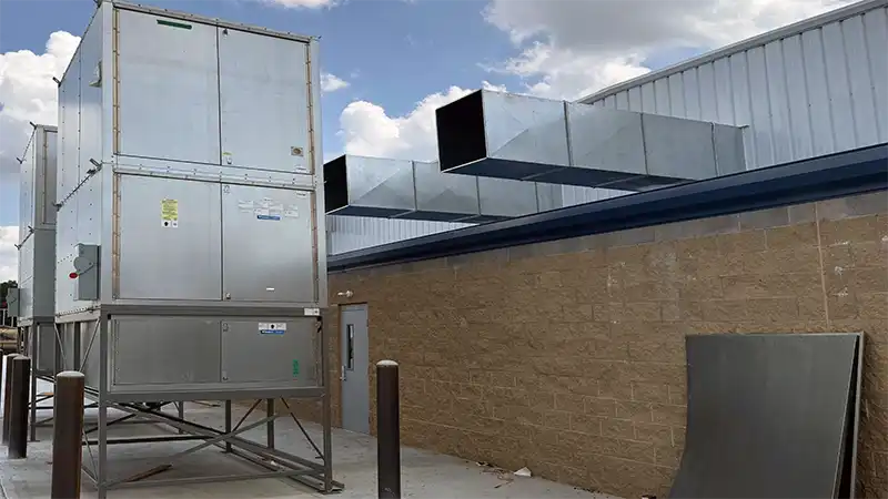 General RV North Carolina Large Industrial Paint Booth Air Makeup Units