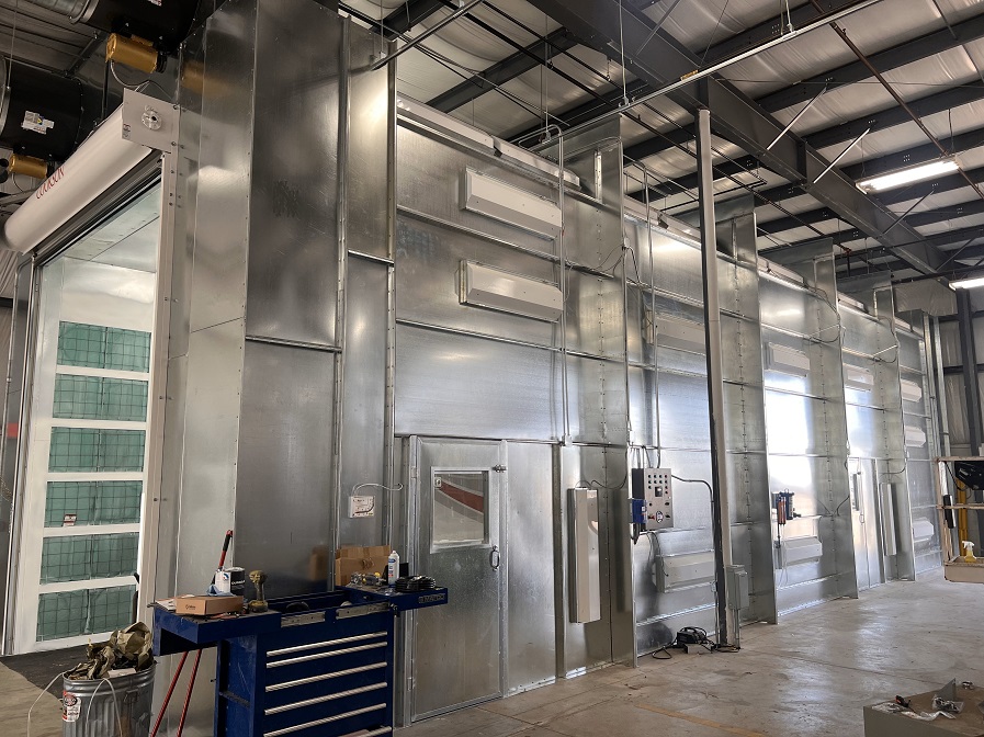 Large Truck Paint Booth